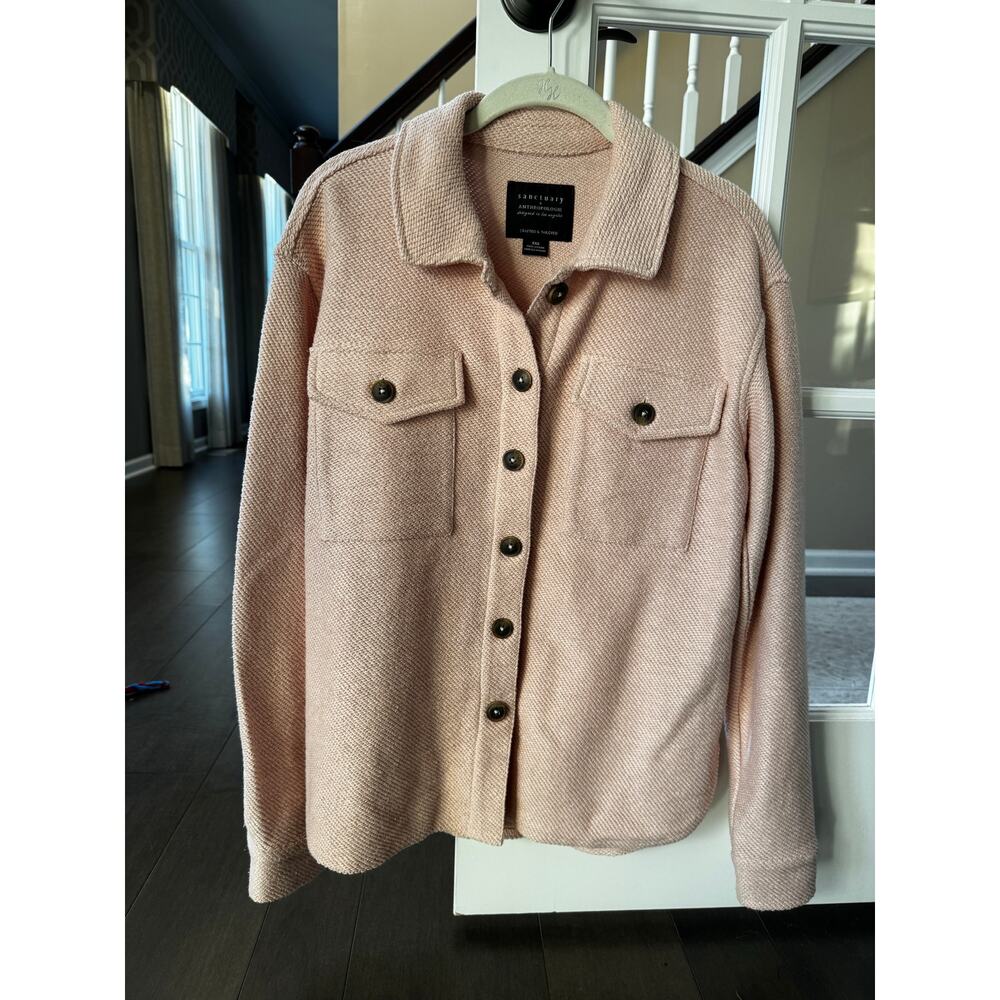 Women’s Knit button-down jacket shirt